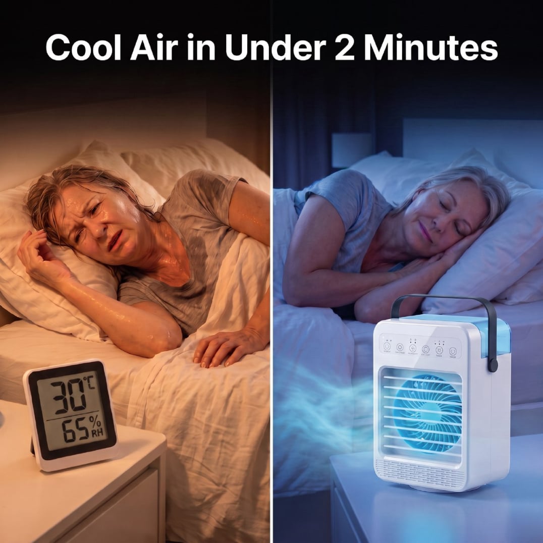 CoolJet AC misting cooling technology