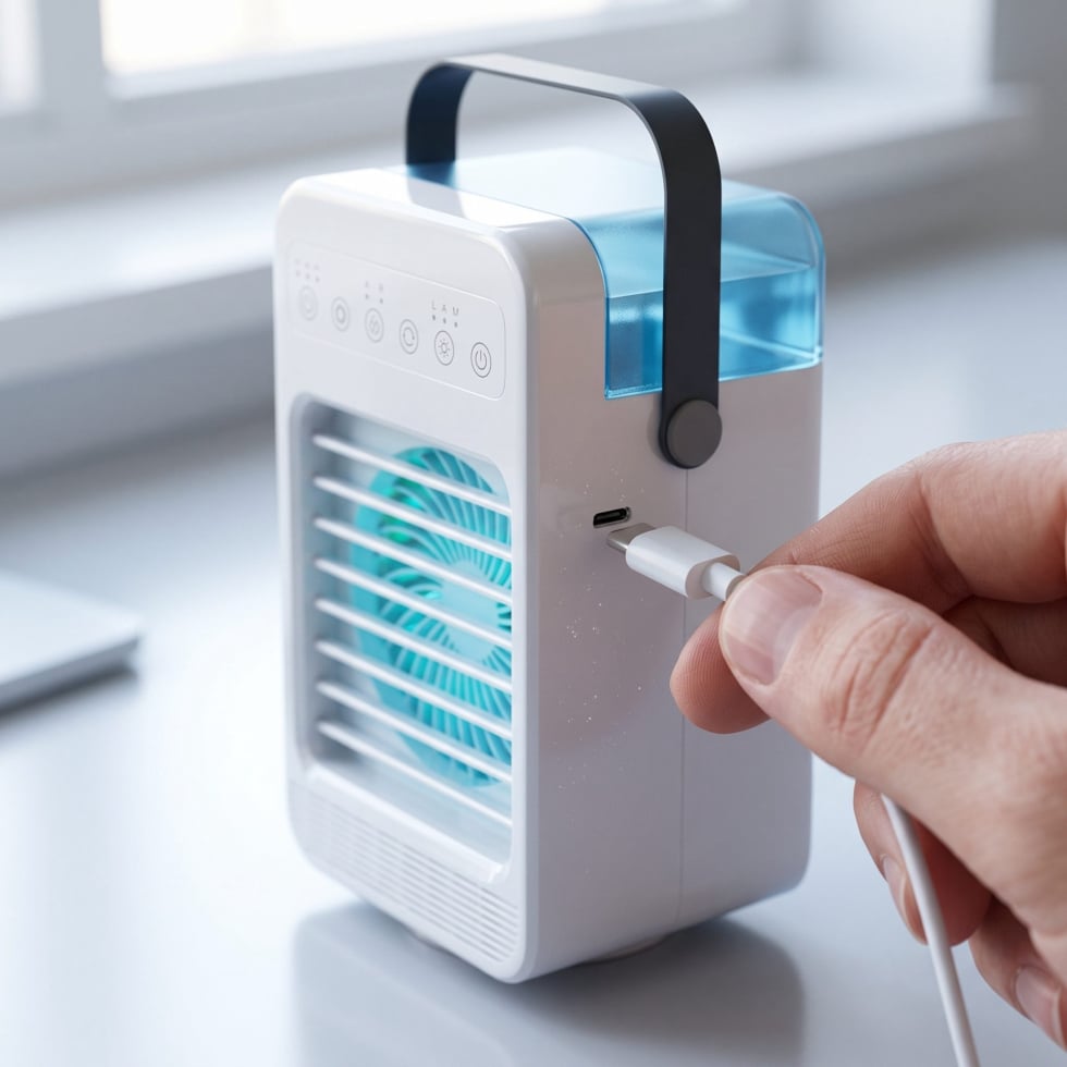 CoolJet AC benefits — portable personal cooling anywhere